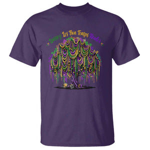 Funny Mardi Gras Bead Tree Carnival New Orleans Coconut T Shirt TS11 Purple Print Your Wear