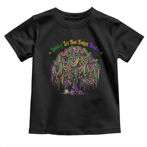 Funny Mardi Gras Bead Tree Carnival New Orleans Coconut Toddler T Shirt TS11 Black Print Your Wear