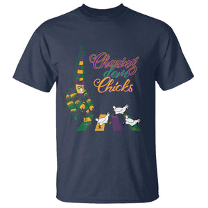 Funny Courir De Mardi Gras T Shirt Chasing Dem Chicks Carnival TS11 Navy Print Your Wear