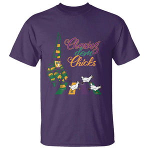 Funny Courir De Mardi Gras T Shirt Chasing Dem Chicks Carnival TS11 Purple Print Your Wear