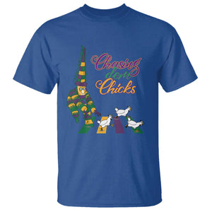 Funny Courir De Mardi Gras T Shirt Chasing Dem Chicks Carnival TS11 Royal Blue Print Your Wear
