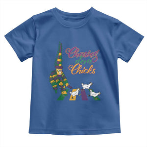 Funny Courir De Mardi Gras Toddler T Shirt Chasing Dem Chicks Carnival TS11 Royal Blue Print Your Wear
