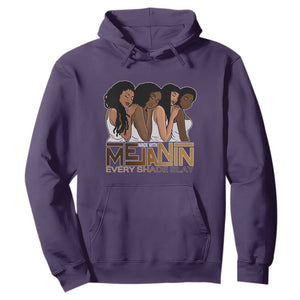 Made With Melanin Every Shade Slays Hoodie Proud African American TS11 Purple Print Your Wear
