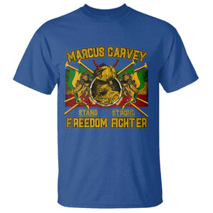 Marcus Garvey T Shirt Stand Strong Freedom Fighter Black History Month TS11 Royal Blue Print Your Wear