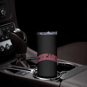 Chicago Pride Illinois IL Vintage Sports Basketball Red Design Skinny Tumbler TS11 Print Your Wear
