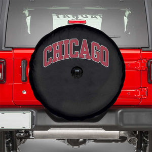 Chicago Pride Illinois IL Vintage Sports Basketball Red Design Spare Tire Cover TS11 Black Print Your Wear