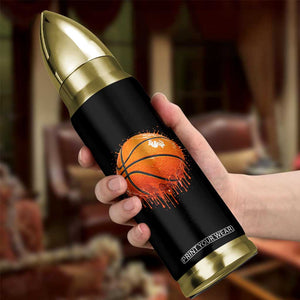 Funny Basketball Drip Splash Graphic Bullet Tumbler TS11 Print Your Wear