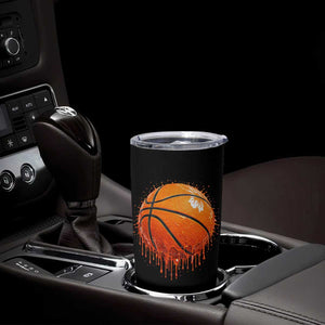 Funny Basketball Drip Splash Graphic Tumbler Cup TS11 Print Your Wear