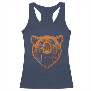 CFB Bear Lover Racerback Tank Top Vintage Down Sign Football Game Day TS11 Navy Print Your Wear