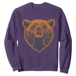 CFB Bear Lover Sweatshirt Vintage Down Sign Football Game Day TS11 Purple Print Your Wear
