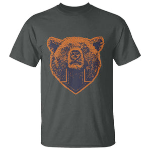 CFB Bear Lover T Shirt Vintage Down Sign Football Game Day TS11 Dark Heather Print Your Wear