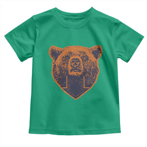 CFB Bear Lover Toddler T Shirt Vintage Down Sign Football Game Day TS11 Irish Green Print Your Wear