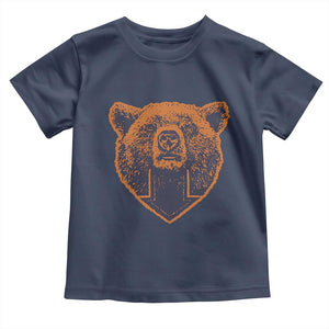 CFB Bear Lover Toddler T Shirt Vintage Down Sign Football Game Day TS11 Navy Print Your Wear