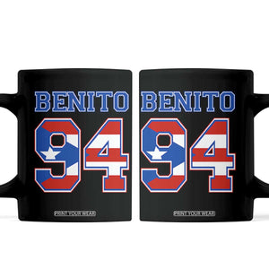 Puerto Rico Jersey Benito Number 94 Graphic Coffee Mug TS11 Black Print Your Wear