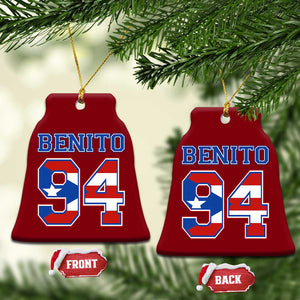 Puerto Rico Jersey Benito Number 94 Graphic Ceramic Ornament TS11 Print Your Wear