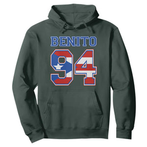 Puerto Rico Jersey Benito Number 94 Graphic Hoodie TS11 Dark Forest Green Print Your Wear