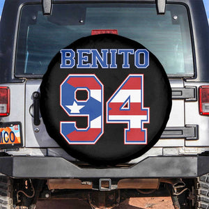 Puerto Rico Jersey Benito Number 94 Graphic Spare Tire Cover TS11 No hole Black Print Your Wear