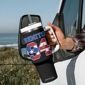 Puerto Rico Jersey Benito Number 94 Graphic Tumbler With Handle TS11 Print Your Wear