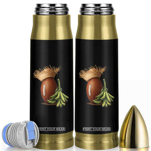 Funny Puerto Rico Football Boricua Pava Hat Bullet Tumbler TS11 Black Print Your Wear