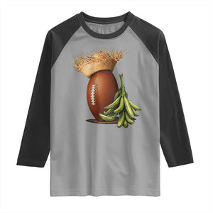 Funny Puerto Rico Football Boricua Pava Hat Raglan Shirt TS11 Sport Gray Black Print Your Wear