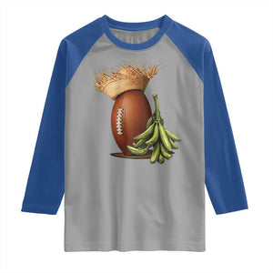 Funny Puerto Rico Football Boricua Pava Hat Raglan Shirt TS11 Sport Gray Royal Print Your Wear
