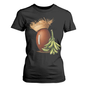 Funny Puerto Rico Football Boricua Pava Hat T Shirt For Women TS11 Black Print Your Wear