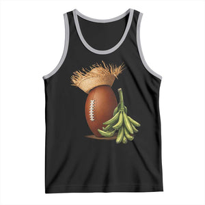 Funny Puerto Rico Football Boricua Pava Hat Tank Top TS11 Black Athletic Heather Print Your Wear