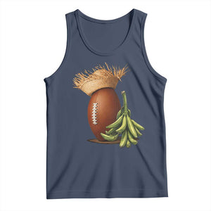 Funny Puerto Rico Football Boricua Pava Hat Tank Top TS11 Navy Print Your Wear