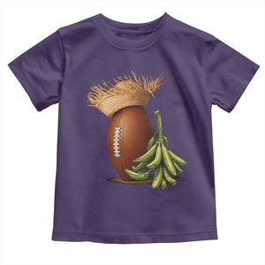 Funny Puerto Rico Football Boricua Pava Hat Toddler T Shirt TS11 Purple Print Your Wear
