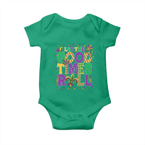 Mardi Gras Let The Good Times Roll Baby Onesie Funny Carnival TS11 Irish Green Print Your Wear