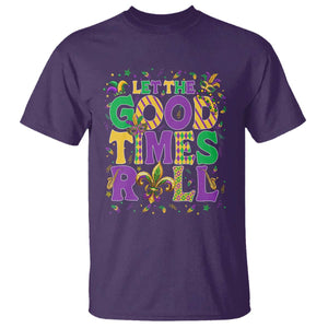 Mardi Gras Let The Good Times Roll T Shirt Funny Carnival TS11 Purple Print Your Wear