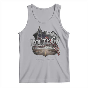 US Route 69 Centennial Celebration Tank Top Highway Road 100 Years Anniversary American Flag TS11 Athletic Heather Print Your Wear