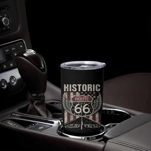 Historic Route Highway 66 Tumbler Cup Vintage American Flag TS11 Print Your Wear