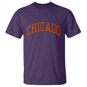 Chicago Pride Illinois IL Vintage Sports Orange Design T Shirt TS11 Purple Print Your Wear