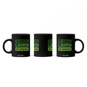 Funny St Patrick's Day Cannabis Weed Coffee Mug Normal Shamrock Lucky Clover Super Lucky Weed TS11 Print Your Wear