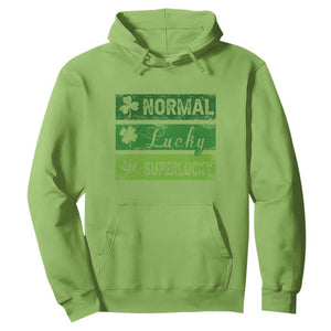 Funny St Patrick's Day Cannabis Weed Hoodie Normal Shamrock Lucky Clover Super Lucky Weed TS11 Lime Print Your Wear