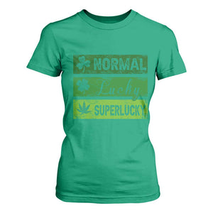 Funny St Patrick's Day Cannabis Weed T Shirt For Women Normal Shamrock Lucky Clover Super Lucky Weed TS11 Irish Green Print Your Wear