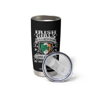 Funny Irish Girls Tumbler Cup We're A Limited Edition Of Fascination Irish Pride Shamrock TS11 Print Your Wear