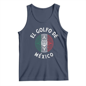 Gulf Of Mexico El Golfo De México Aztec Sun Tank Top TS11 Navy Print Your Wear