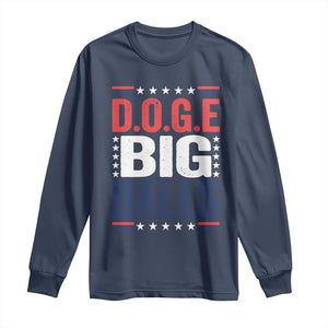 Funny DOGE Big Balls Long Sleeve Shirt Harry Bolz Meme TS11 Navy Print Your Wear