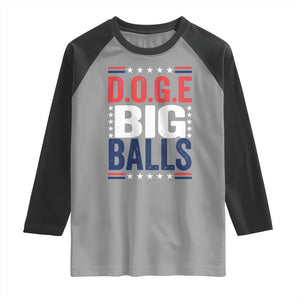 Gunny DOGE Big Balls Raglan Shirt Harry Bolz Meme TS11 Sport Gray Black Print Your Wear
