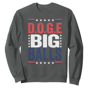 Funny DOGE Big Balls Sweatshirt Harry Bolz Meme TS11 Dark Heather Print Your Wear