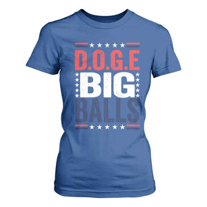 Funny DOGE Big Balls T Shirt For Women Harry Bolz Meme TS11 Royal Blue Print Your Wear
