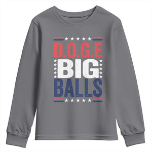 Funny DOGE Big Balls Youth Sweatshirt Harry Bolz Meme TS11 Charcoal Print Your Wear