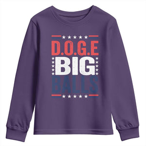 Funny DOGE Big Balls Youth Sweatshirt Harry Bolz Meme TS11 Purple Print Your Wear