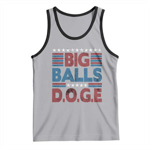Funny DOGE Big Balls Tank Top Harry Bolz Meme Vintage Stripes TS11 Athletic Heather Black Print Your Wear