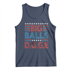 Funny DOGE Big Balls Tank Top Harry Bolz Meme Vintage Stripes TS11 Navy Print Your Wear