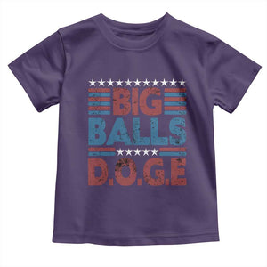 Funny DOGE Big Balls Toddler T Shirt Harry Bolz Meme Vintage Stripes TS11 Purple Print Your Wear