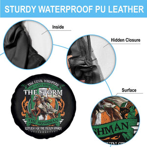 Irish Pride Spare Tire Cover The Devil Whispers You Can't Withstand The Storm The Irishman Replies TS11 Print Your Wear