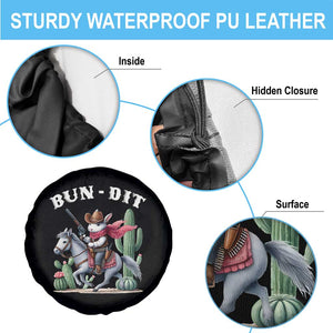 Funny Easter Day Western Spare Tire Cover Bun-dit Country Rabbit Cowboy Rodeo TS11 Print Your Wear